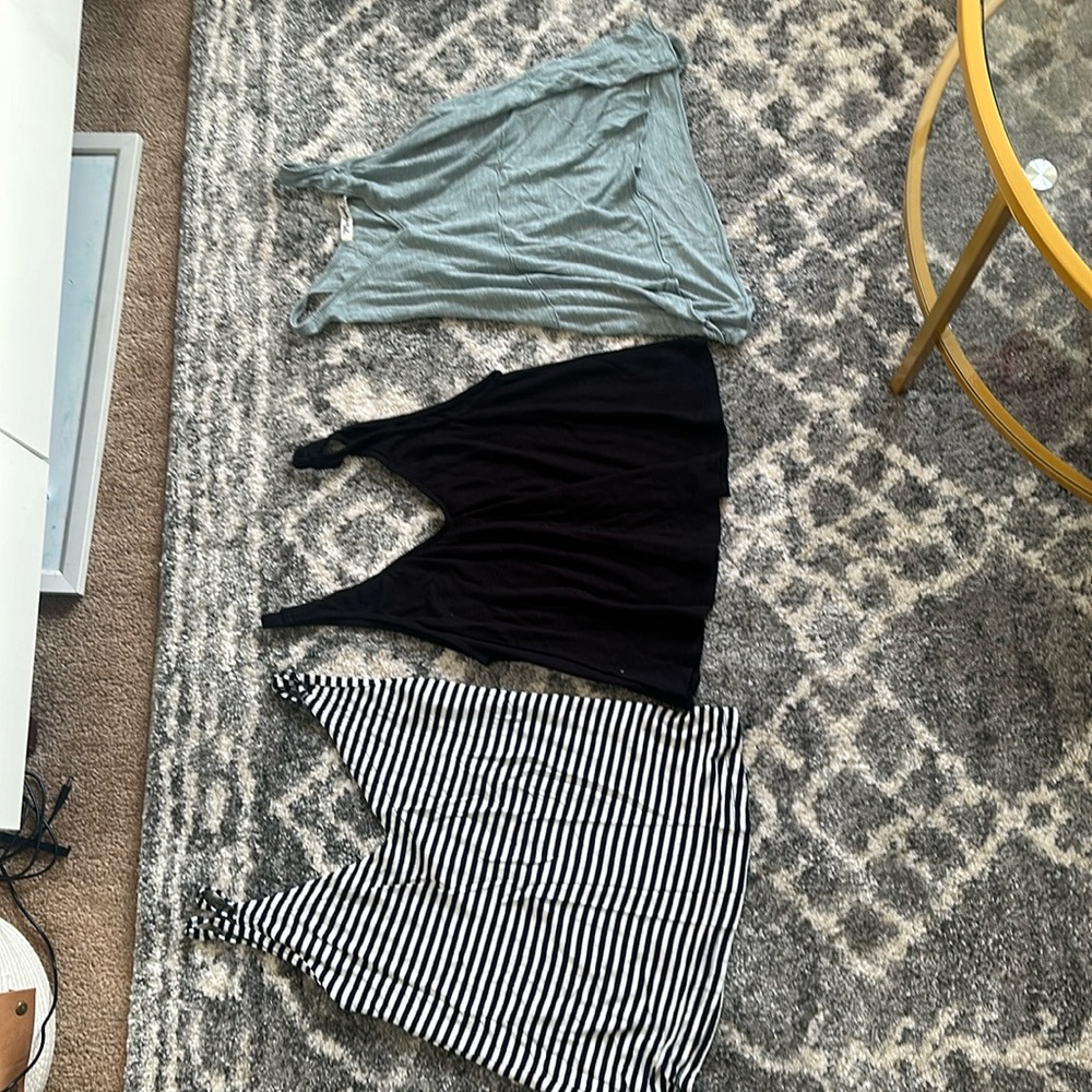 Three breezy summer tanks. Great condition.